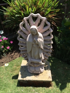 Mother Mary in the Garden - a Reminder of Blessings