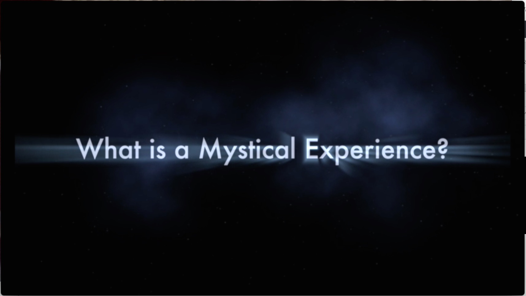 What is a Mystical Experience? ACIM
